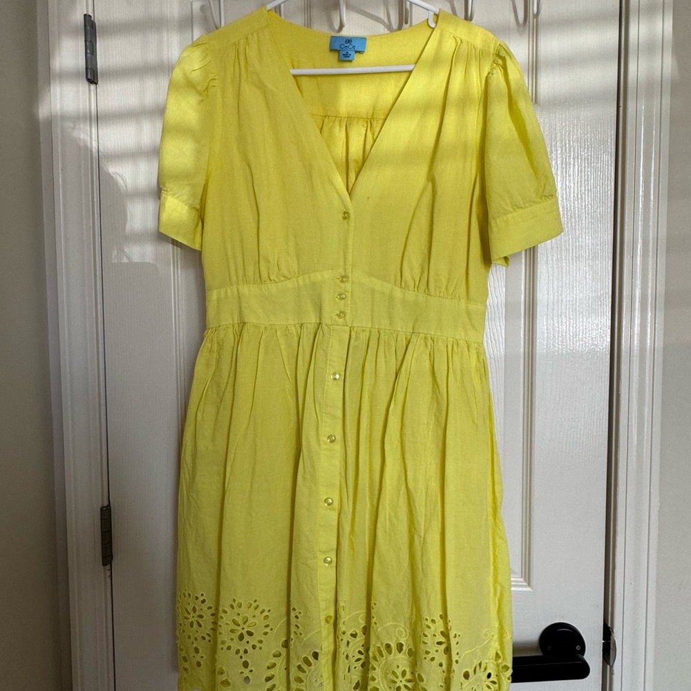 CeCe Yellow Mini Dress - Picture 2 of 3